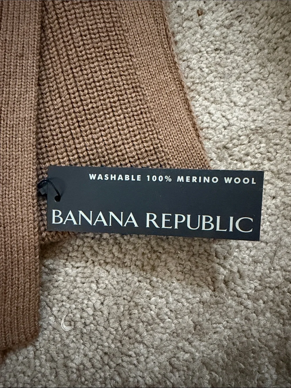 Banana Republic Brown Knit Scarf